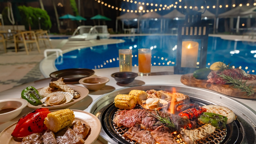 【夕食BBQ・朝食】みんなでワイワイ♪フォレストバーベキュープラン