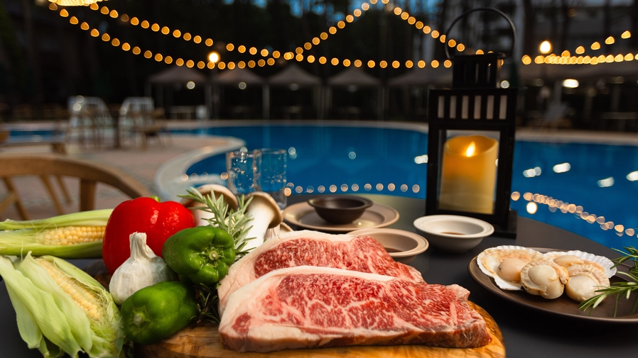 【夕食BBQ・朝食】みんなでワイワイ♪フォレストバーベキュープラン