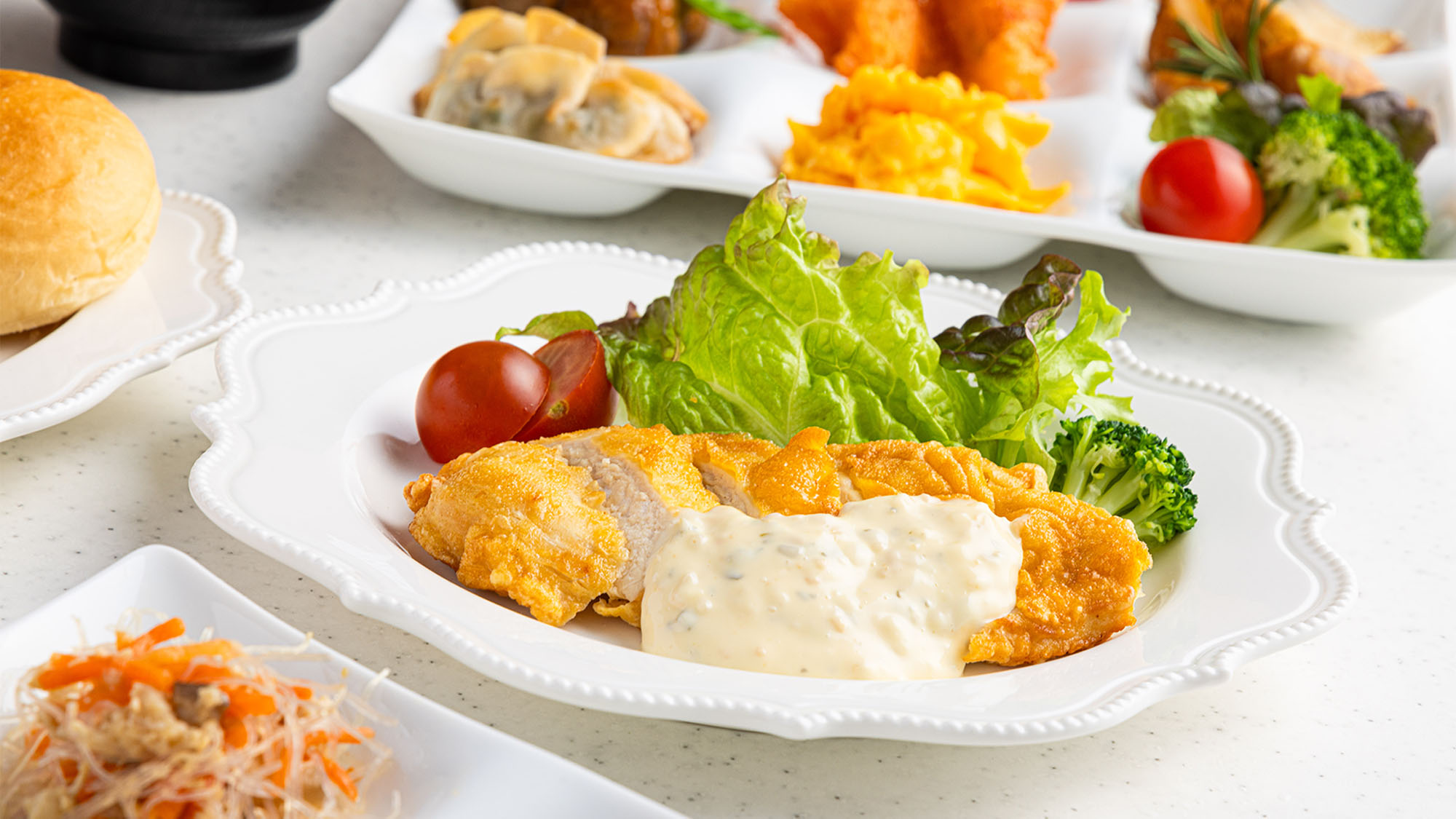 朝食ビュッフェ　