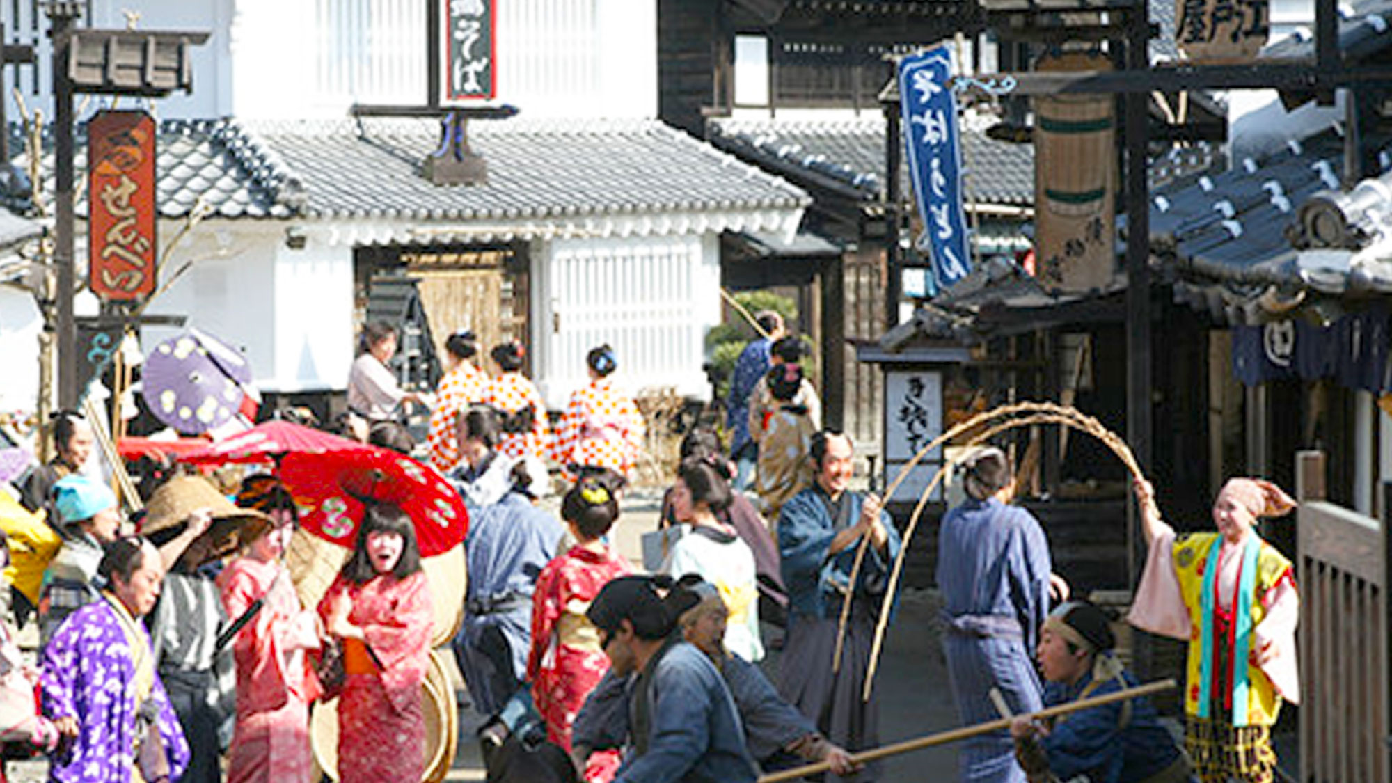 【日光江戸村】江戸時代の文化を肌で体感できるカルチュラルパーク。当施設からお車で約21分。