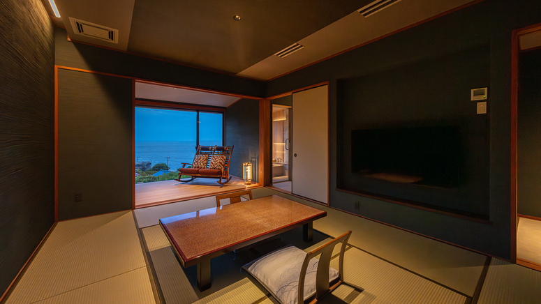 【203・205】ヒノキの露天風呂付き客室(禁煙)