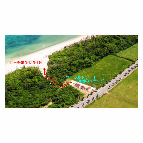 ビーチまでのみち