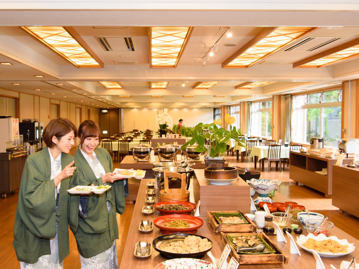 朝食バイキング