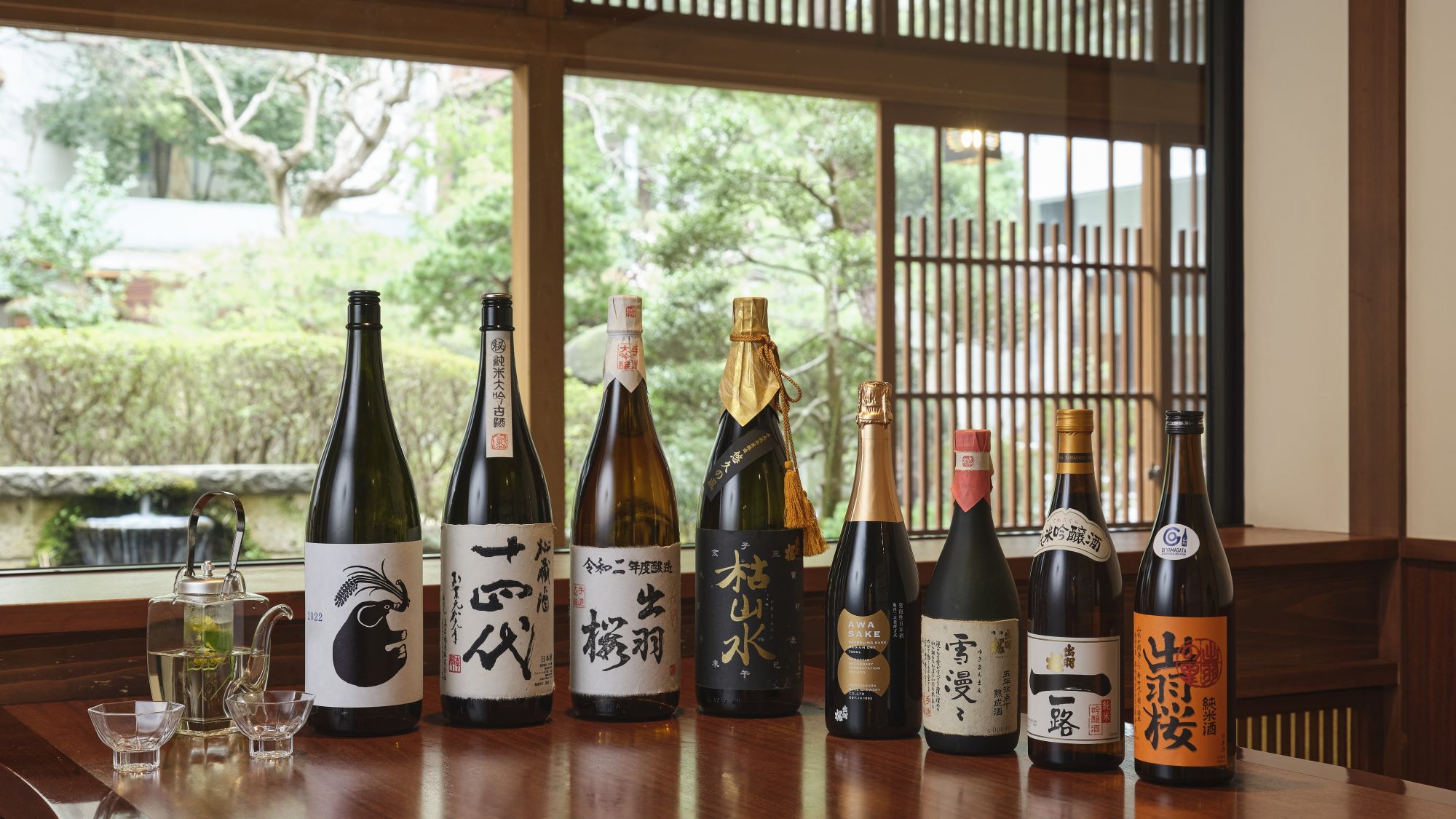 山形の清らかな水と豊かな大地が育んだ、香り高く深みのある地酒。