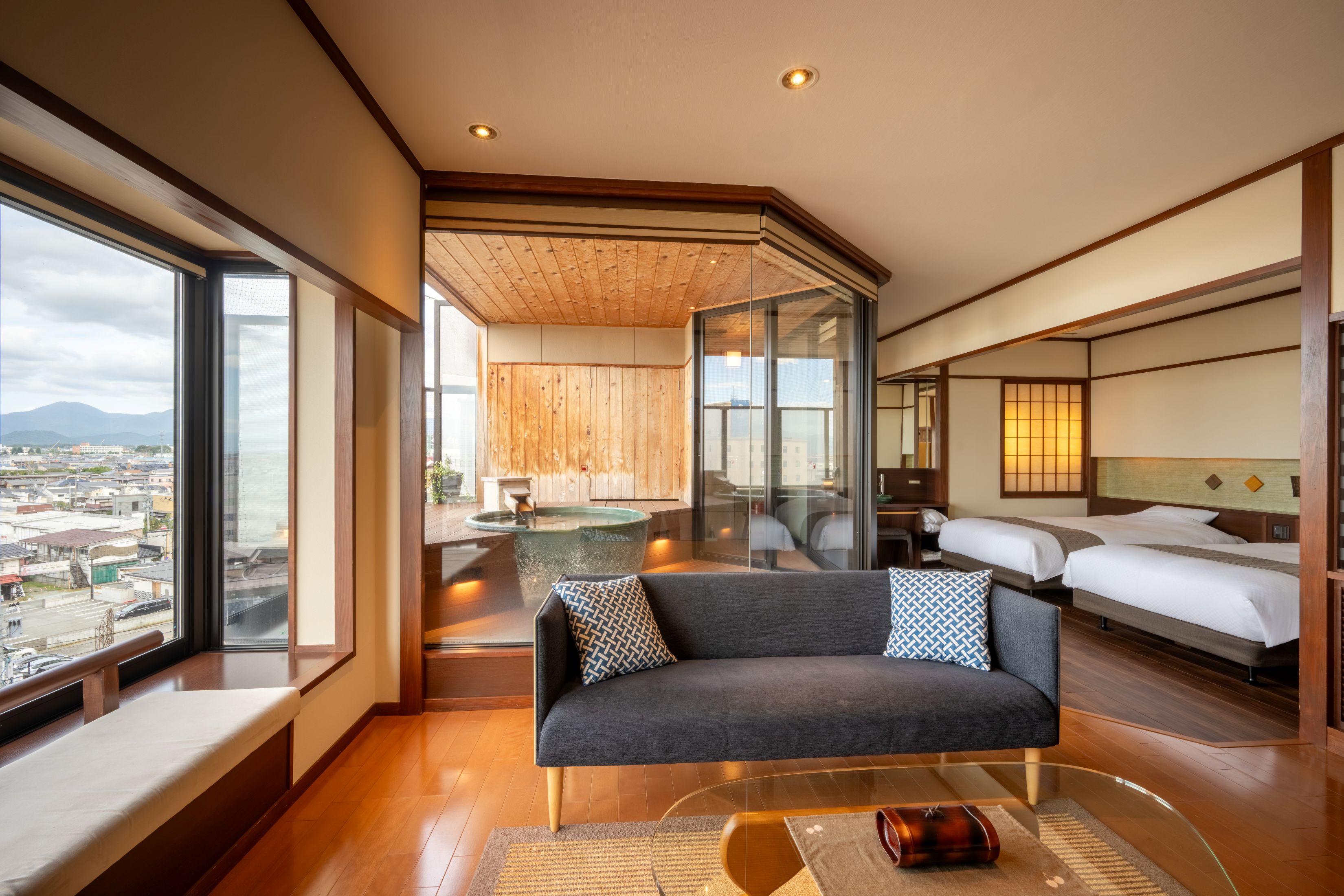 【露天風呂付】＜季のはな＞展望露天風呂付ツイン