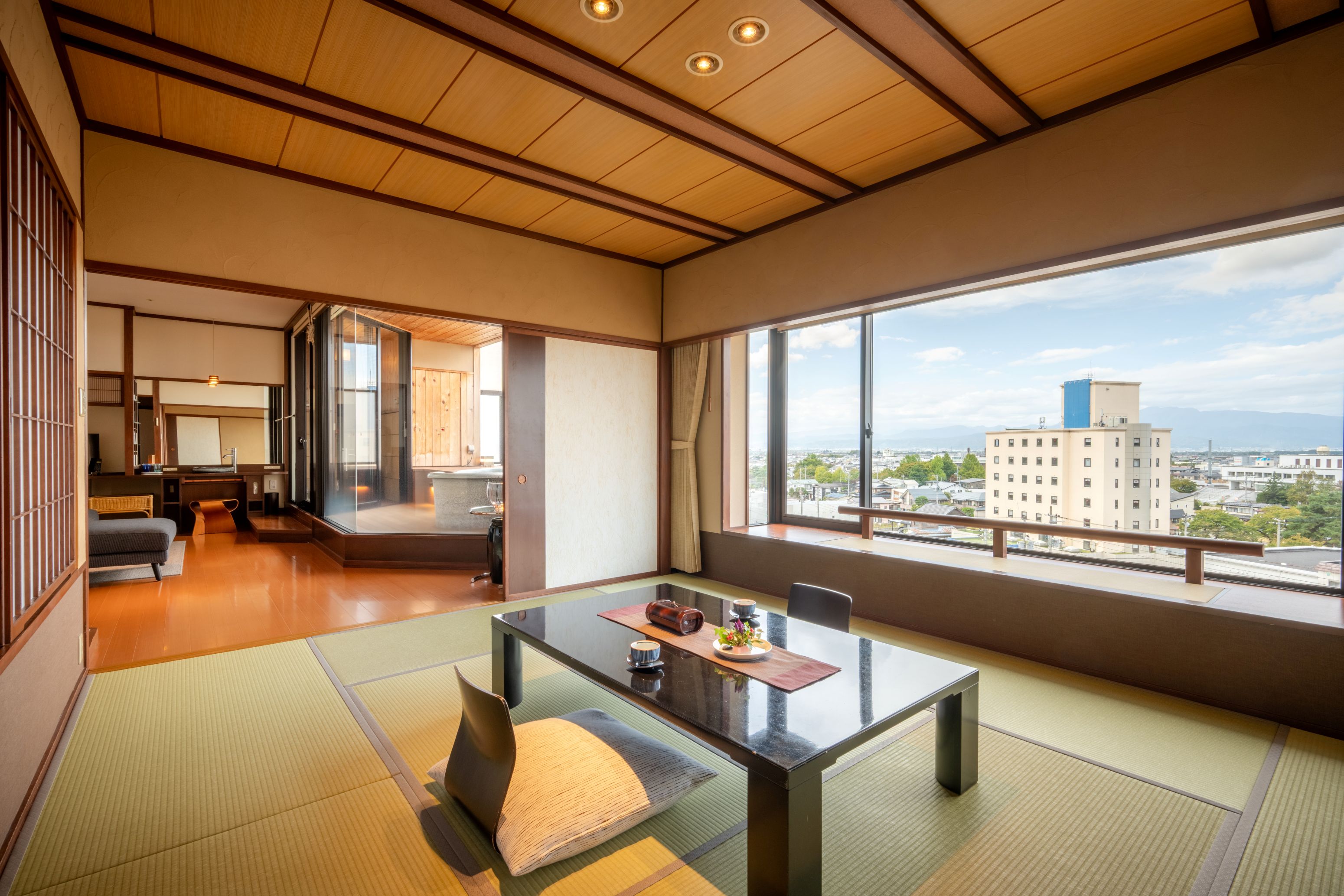 【露天風呂付】＜季のはな＞展望露天風呂付和モダンスイート