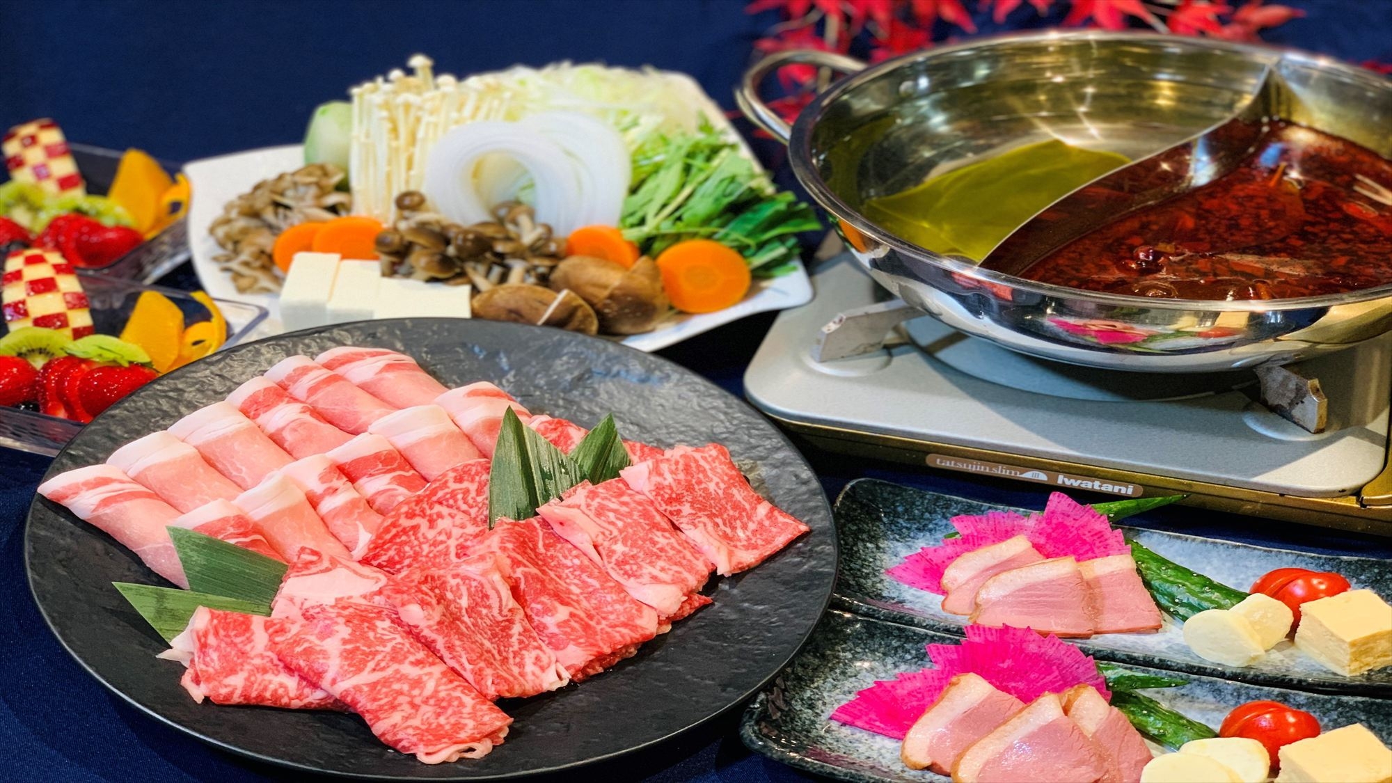 【さき楽30│2食付】30日前までの予約でお得！しゃぶしゃぶで満たす至福の時間 × 美肌温泉旅
