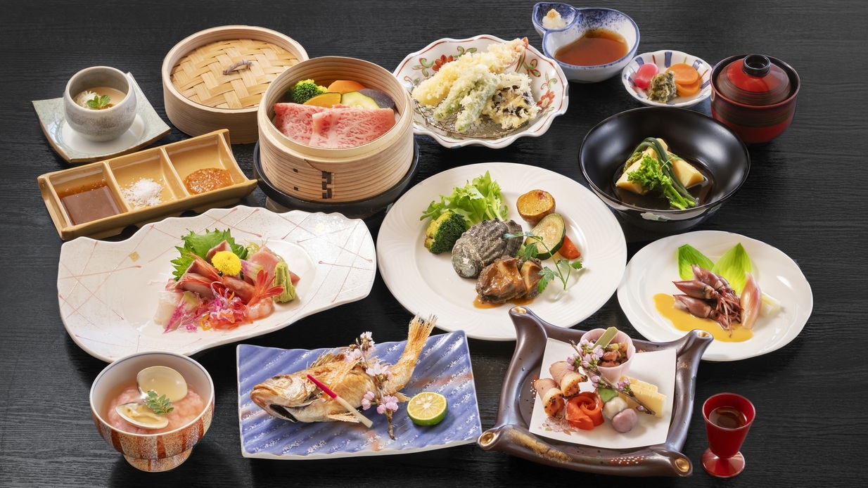 【白山の雅コース】食の贅を心ゆくまで！味だけでなく目や香でも豪華「食」を楽しむ♪贅沢プラン（会場食）