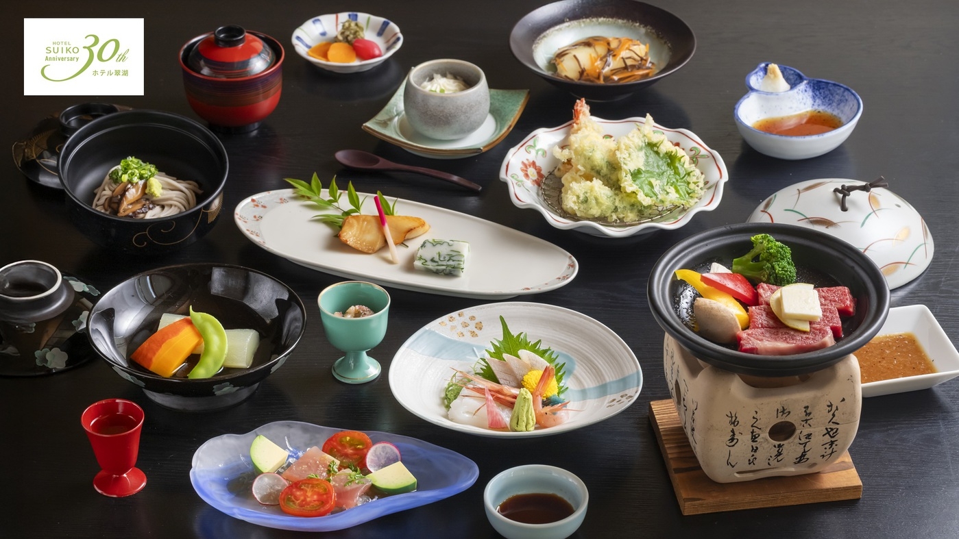【開業30周年記念スプリングセール】加賀あんやとコース10％OFFキャンペーン1泊2食プラン／会場食