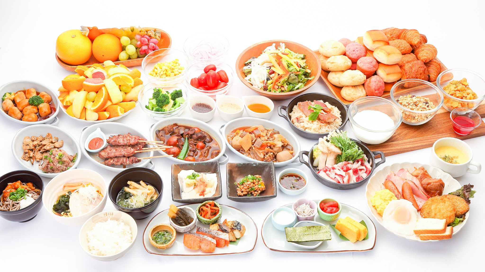 朝食バイキング