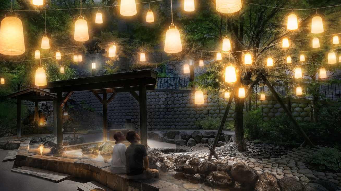【夏灯路連動プラン】かき氷特典★光をまとう湯けむり散歩　夕食：北国の王道ビュッフェ
