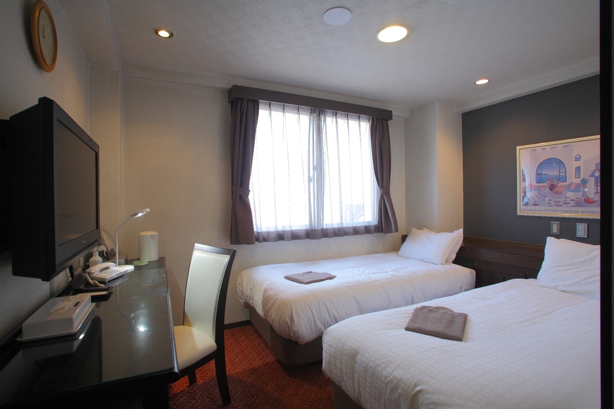 駅近♪本館【喫煙】スタンダードツイン 素泊まりプラン！