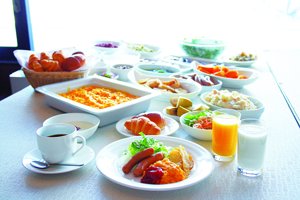 【朝食】ビュッフェ（メニュー一例）