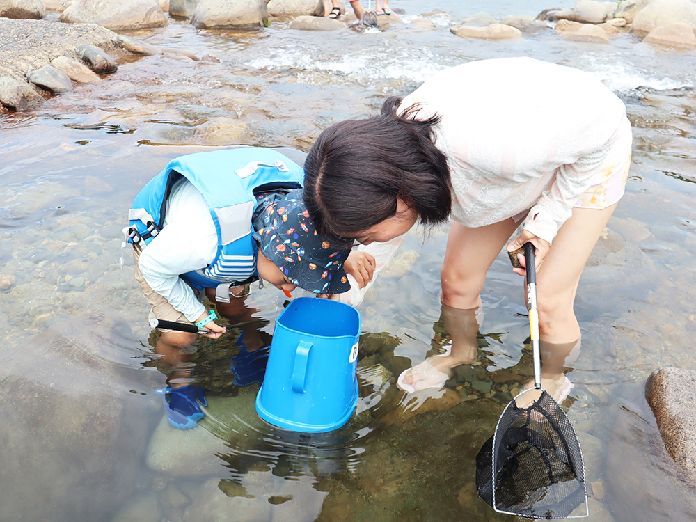 【オプショナルツアー】川遊び（イメージ）※夏期営業