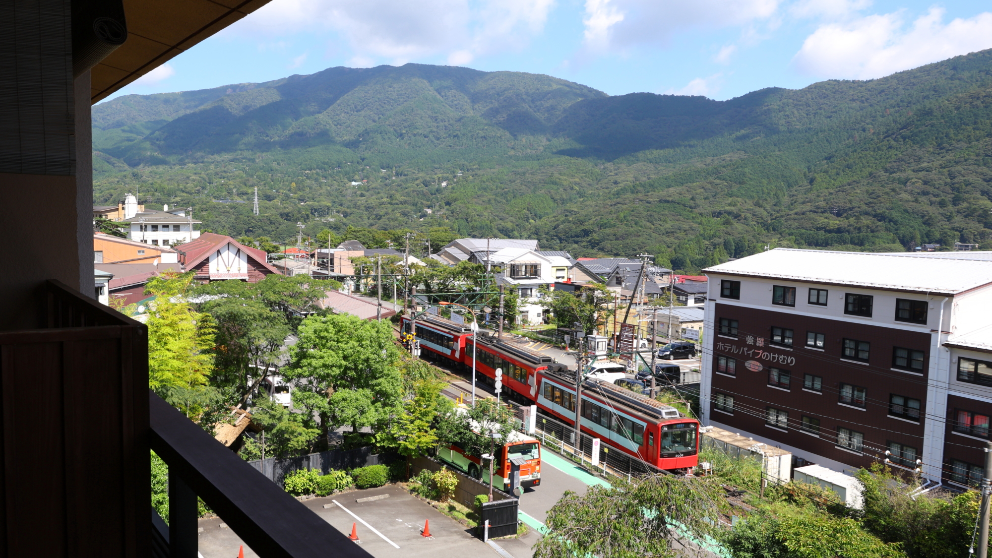 登山鉄道側　眺望