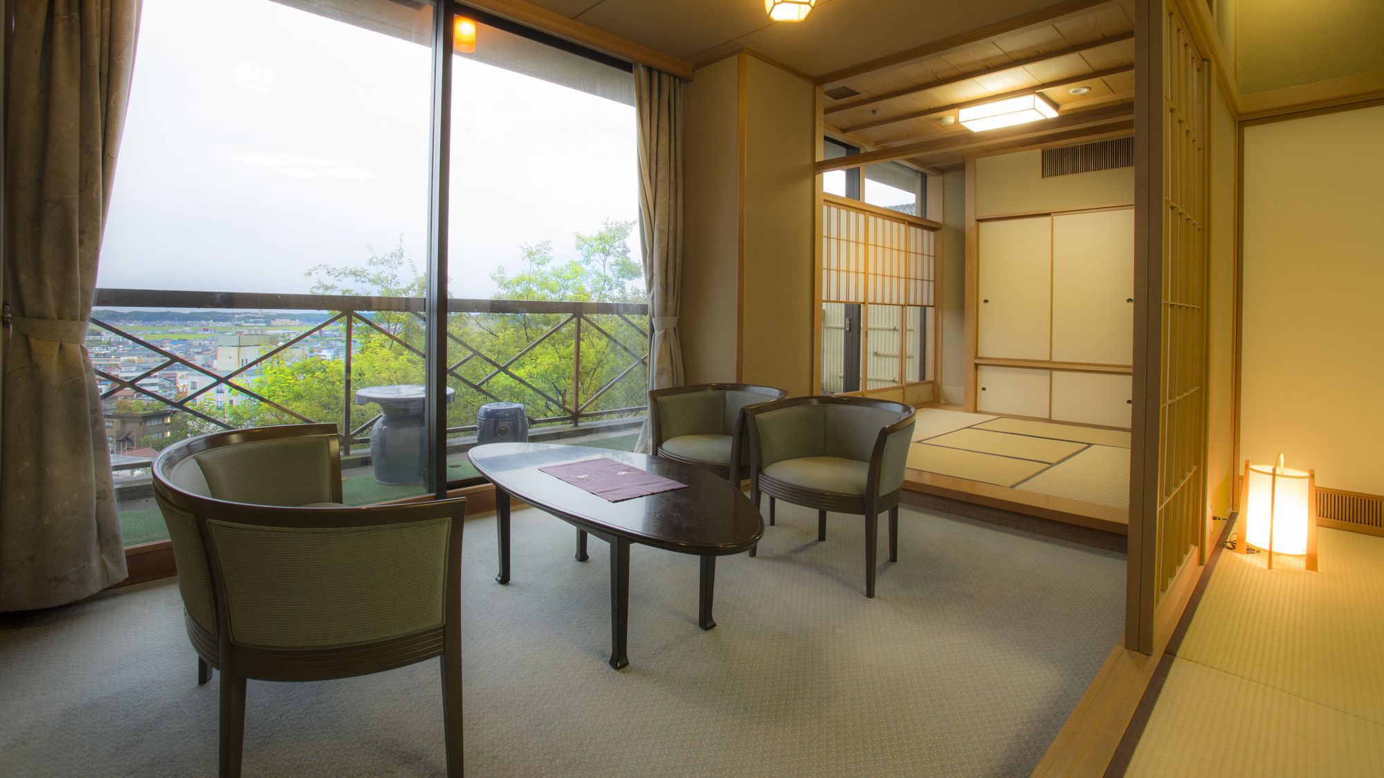 【眺望の良い最上階 菊祥 和室】 広縁・バス付 客室イメージ