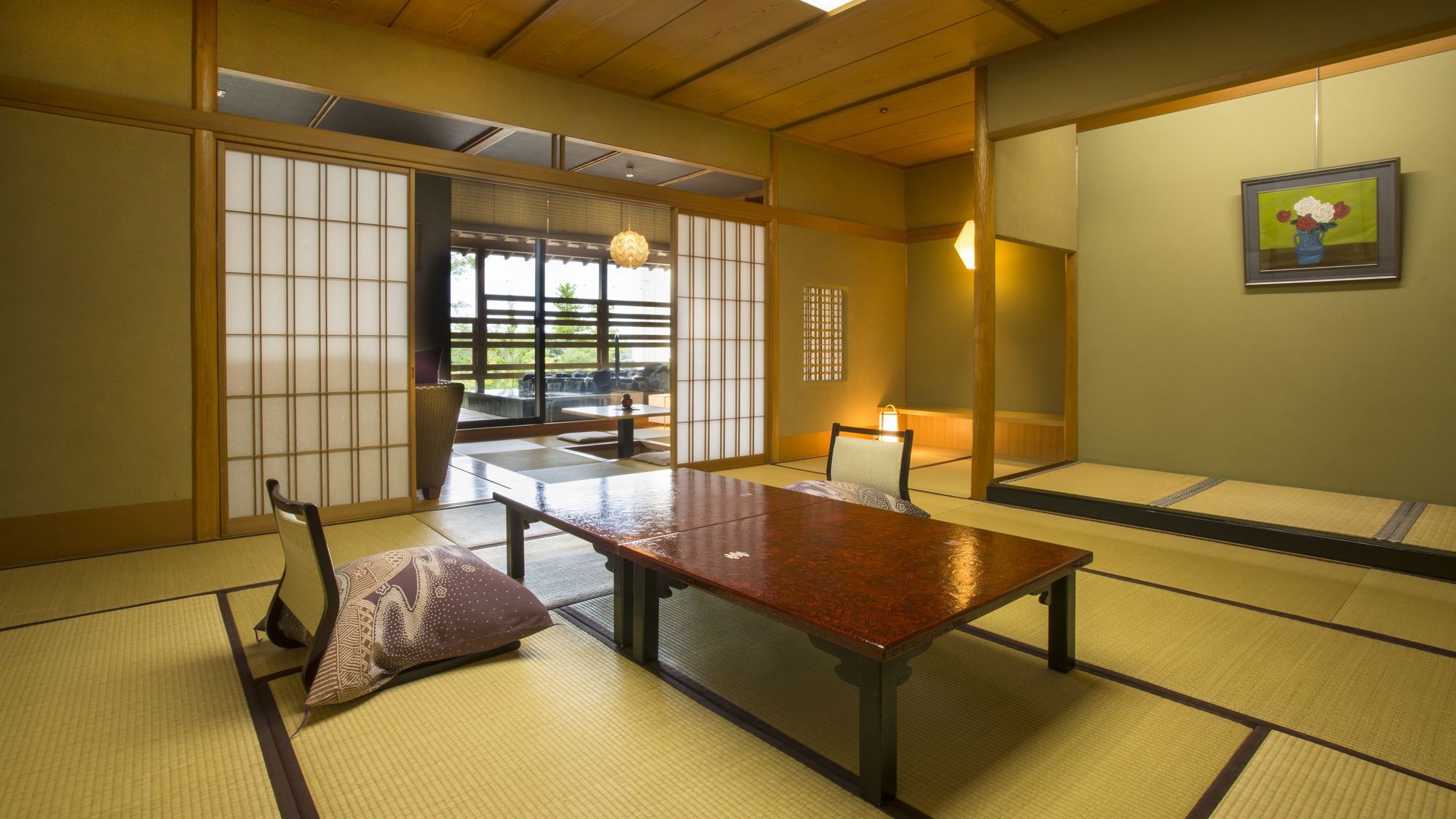 【源泉かけ流し 露天風呂付き客室】659号室・天磐(てんばん)岩の浴槽の一例