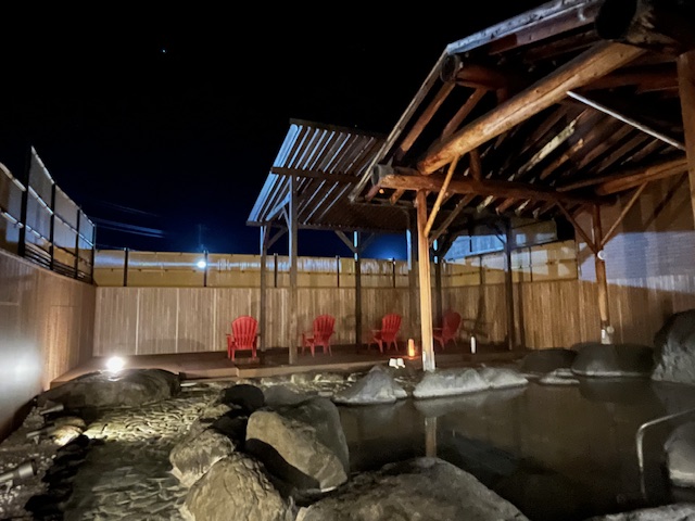 夜女露天風呂
