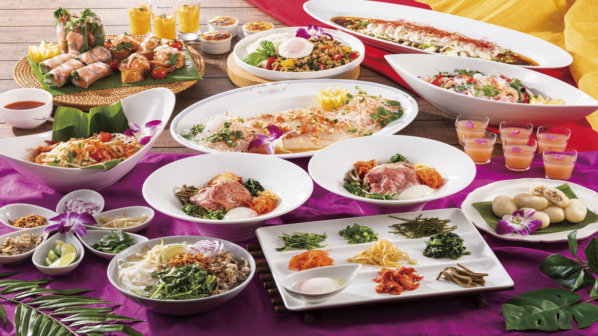 ＼世界の料理を舞浜で／　18時入店★グルメジャーニーinアジアディナービュッフェ付き＜夕食のみ＞