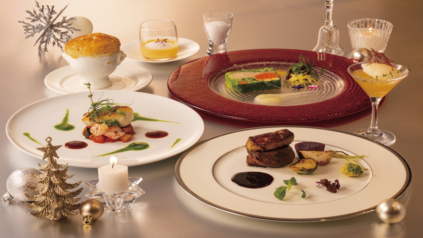 ●＼ベイビュールーム確約／●聖夜に贈るクリスマスディナーコース〜Lumire de Nol〜付き