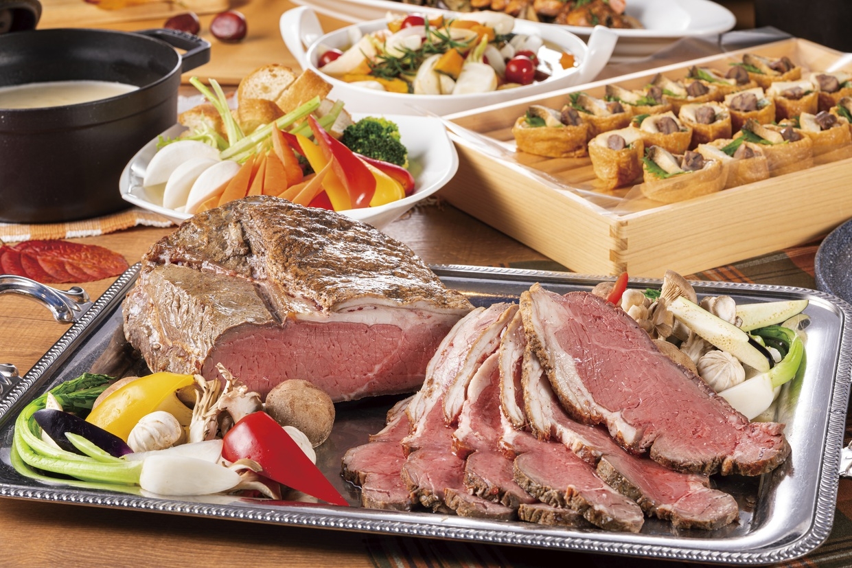 ＼旬の味覚が大集合／18時入店★秋の収穫祭ディナービュッフェ・朝食付き＜夕朝食付き＞