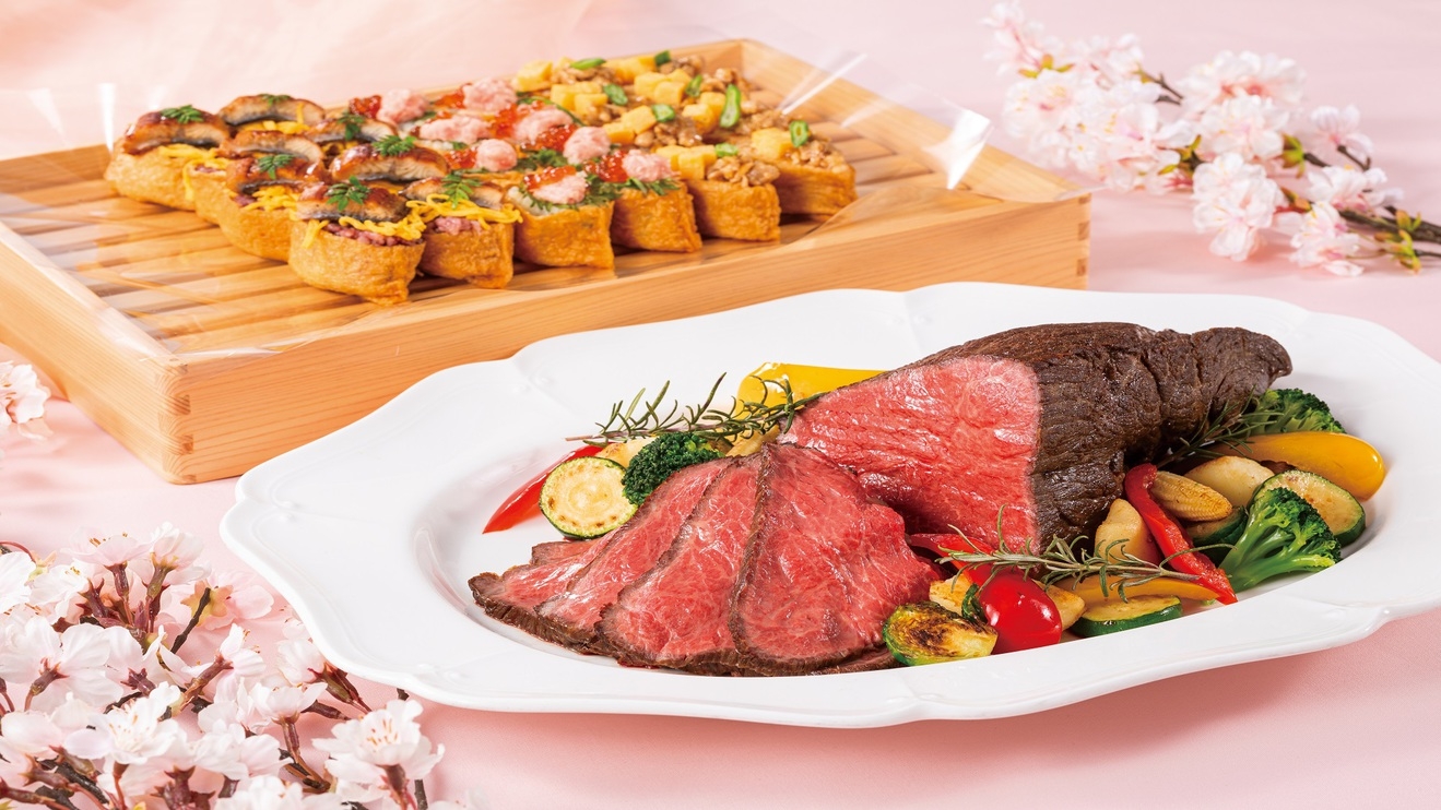 【18時入店】彩り豊かな旬の食材が並ぶ★春のお祝いディナービュッフェ付き　舞浜ステイ