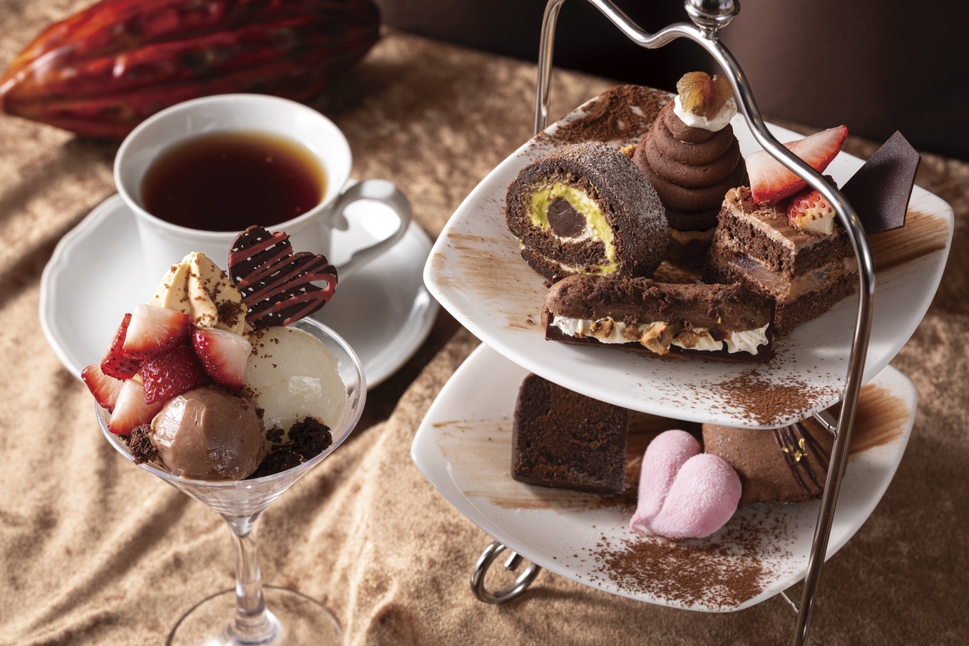 ＼甘い香りに包まれて／チェックイン日利用★デザートスタンド「Valentine Special」付