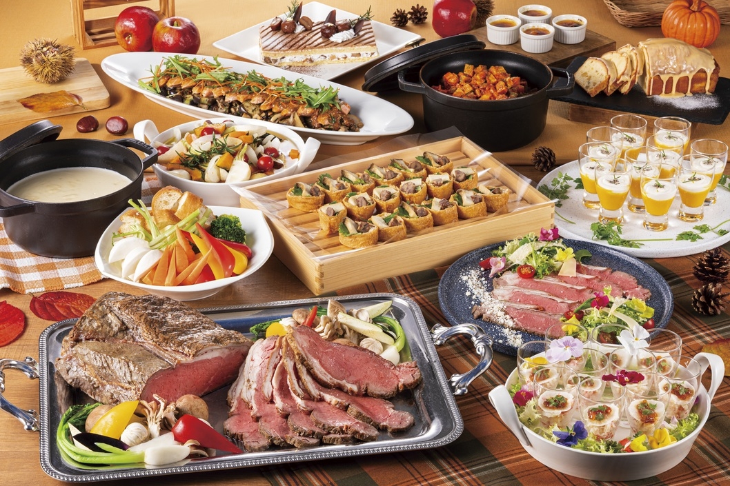 ＼旬の味覚が大集合／18時入店★秋の収穫祭ディナービュッフェ・朝食付き＜夕朝食付き＞