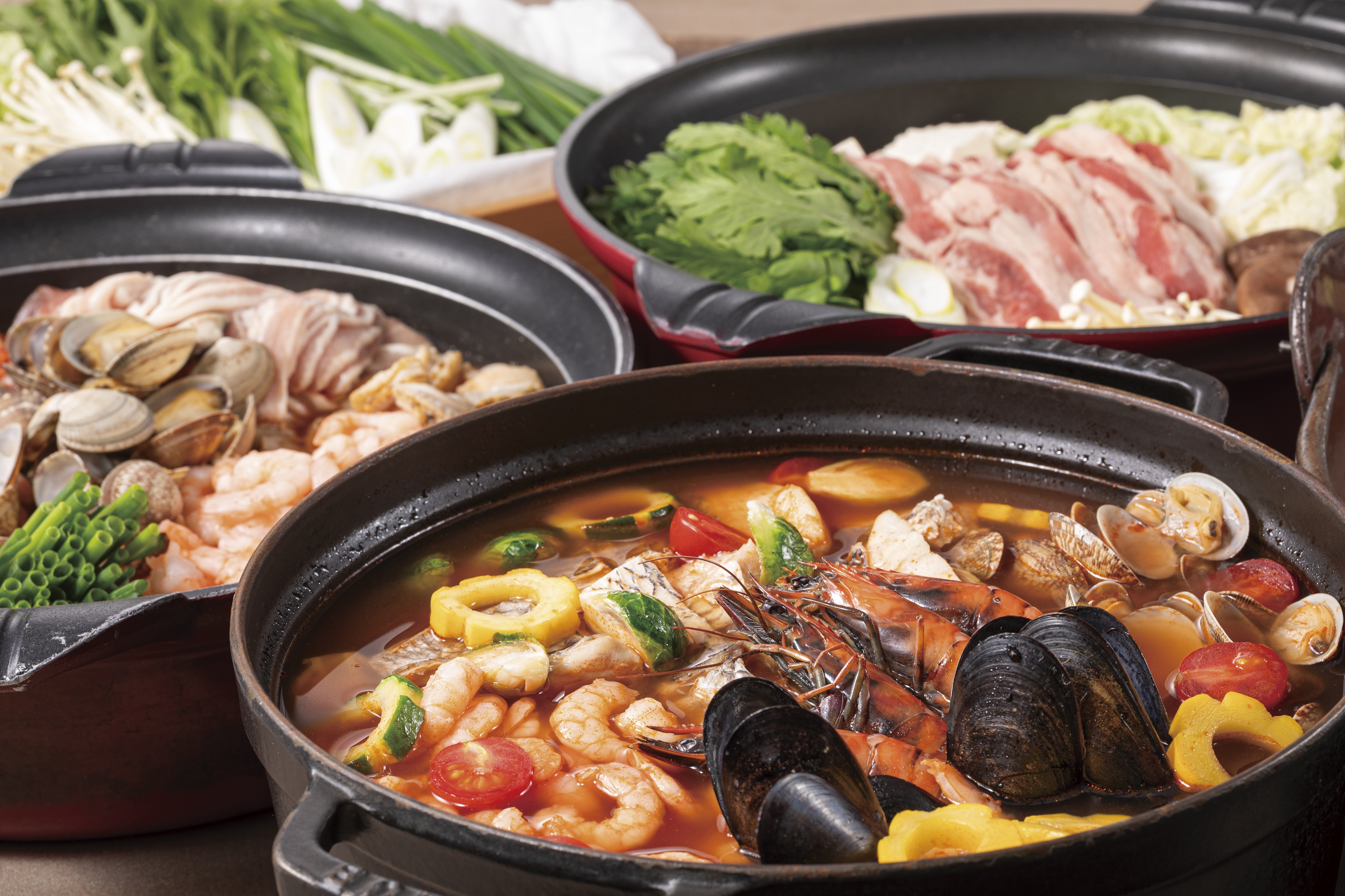 冬のあったか鍋ディナービュッフェ