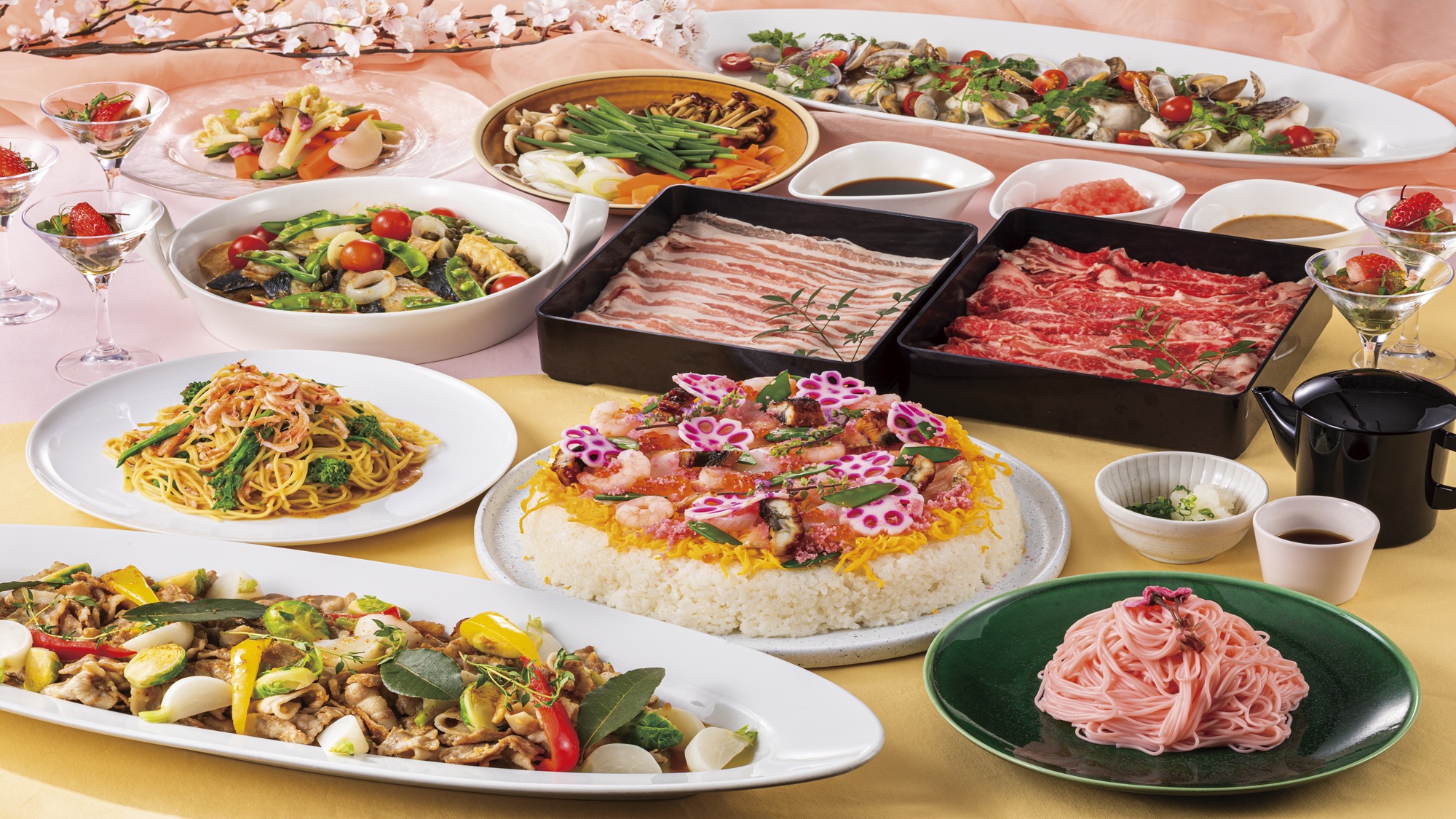 【3・4月】春のお祝いディナービュッフェ