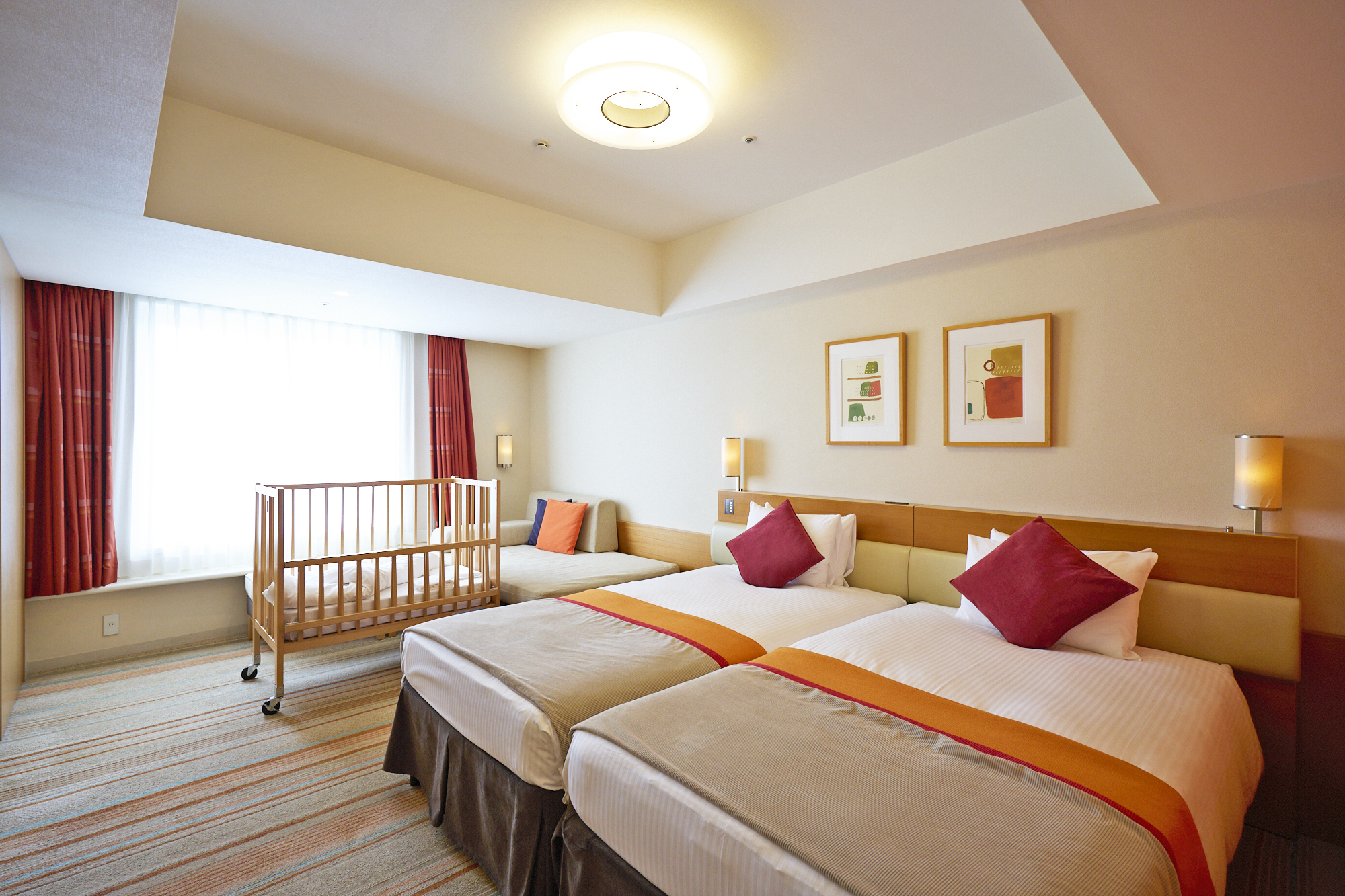 シンフォニールーム　ベビーコット設置イメージ