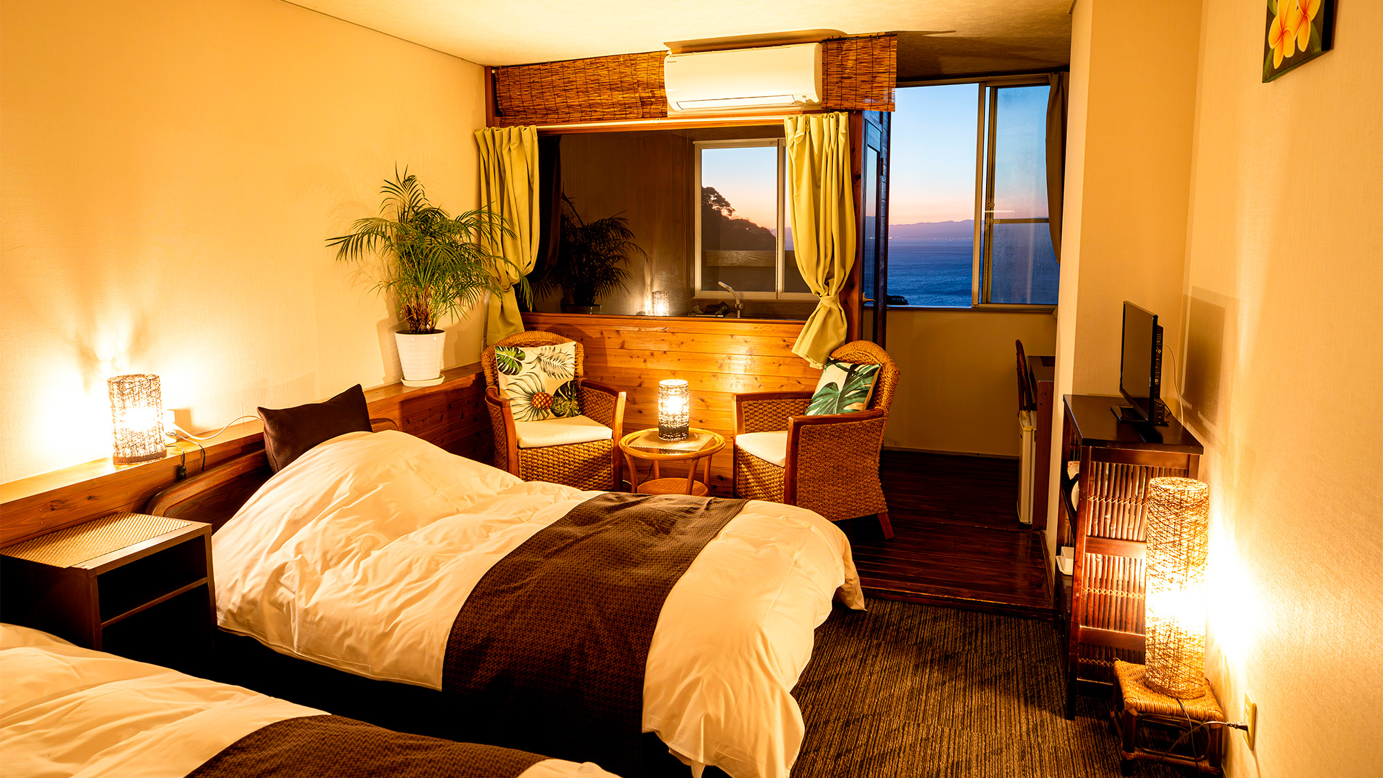 オーシャンビューツイン（露天付／露天無）【禁煙】