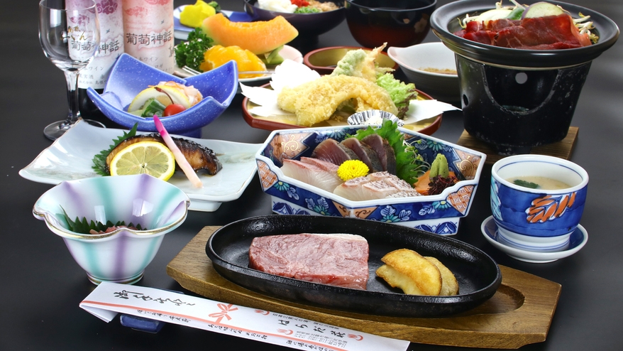 うれしいチョイス♪季節会席に【島根和牛】or【のどぐろ】お好きなものを追加で選べます★
