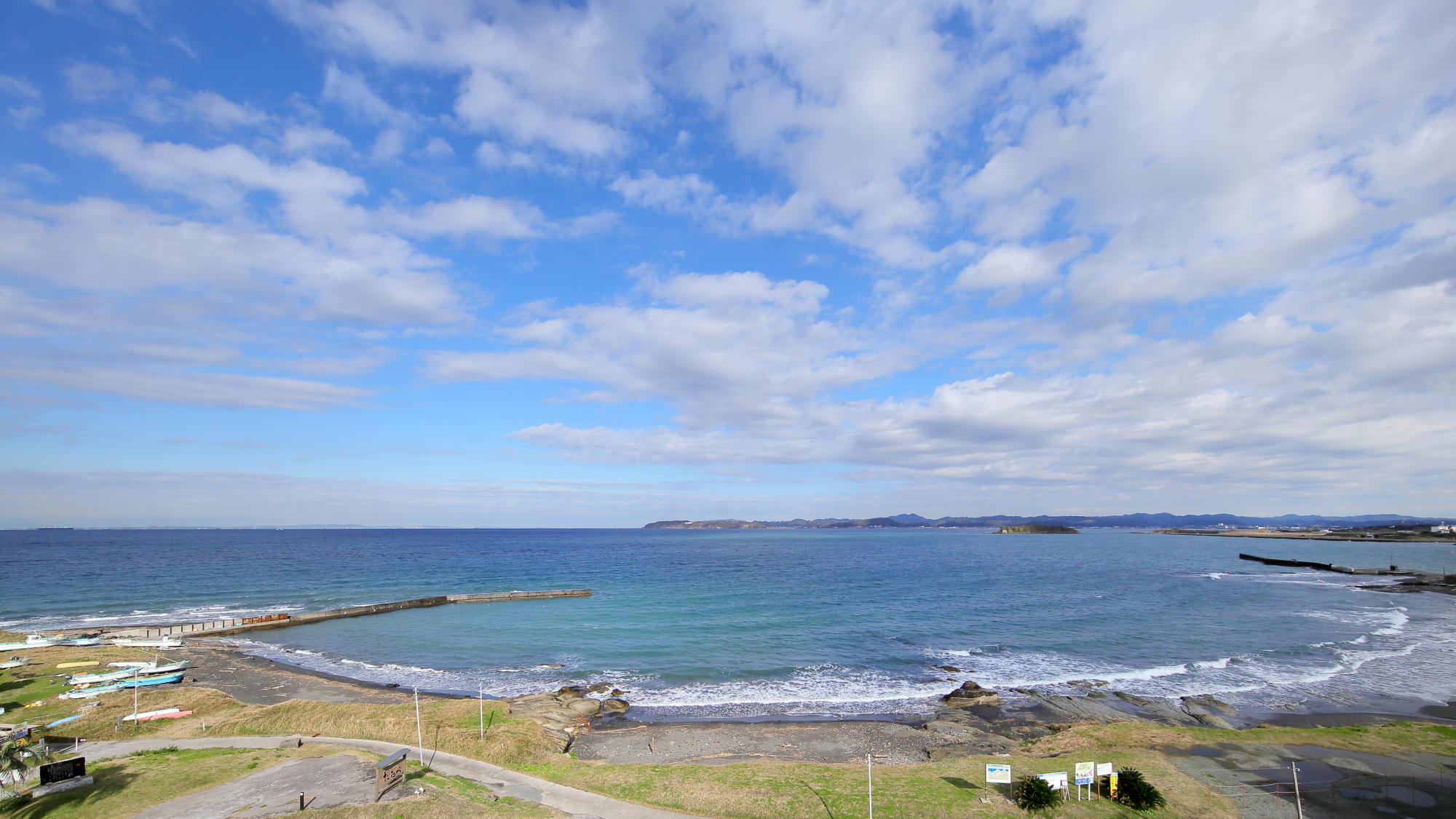 客室からの海原一望（Superb view）