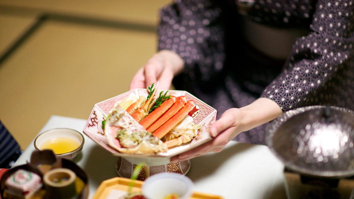 冬の訪れを告げる味…石川産ブランド【加能ガニ】極上会席プラン