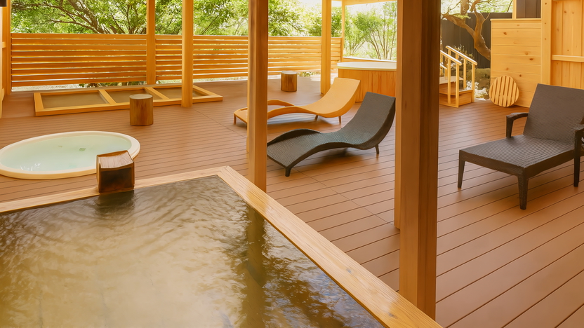 露天風呂「檜の杜湯(ひのきのもりゆ)」