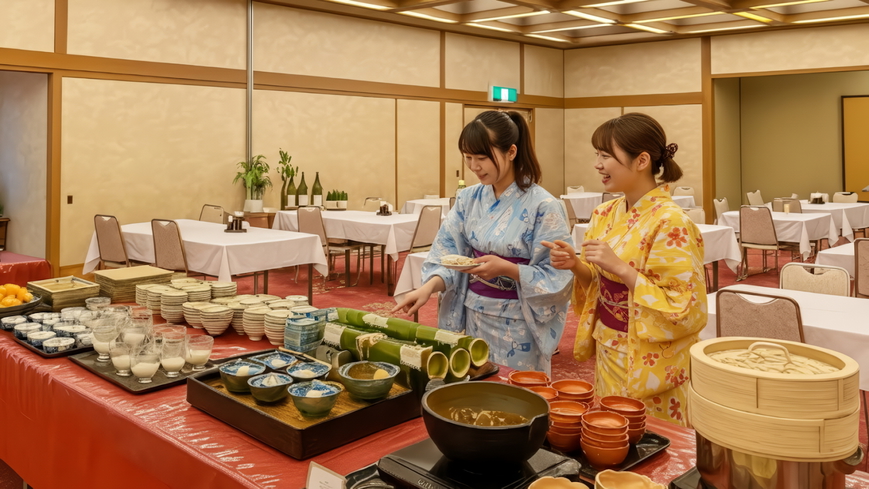 ご朝食ビュッフェ｜お好きな物を好きなだけ♪