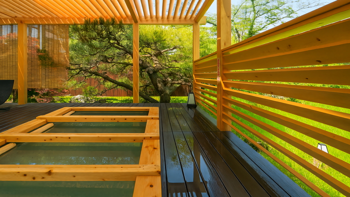 露天風呂「檜の杜湯(ひのきのもりゆ)」