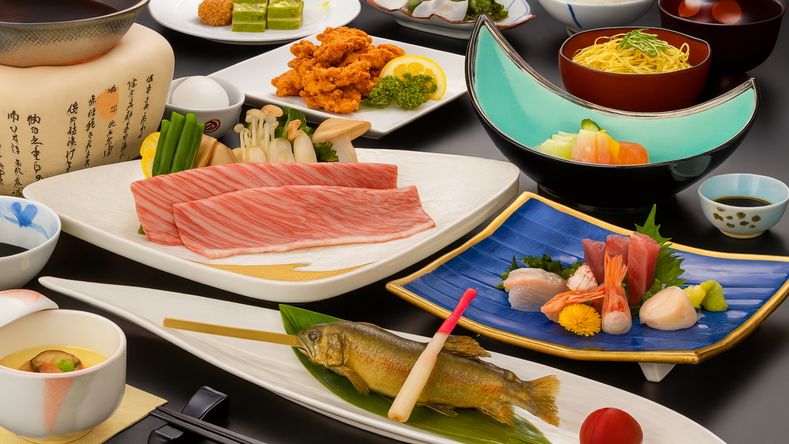 前沢牛すき焼きプラン|当館おススメの基本会席コース