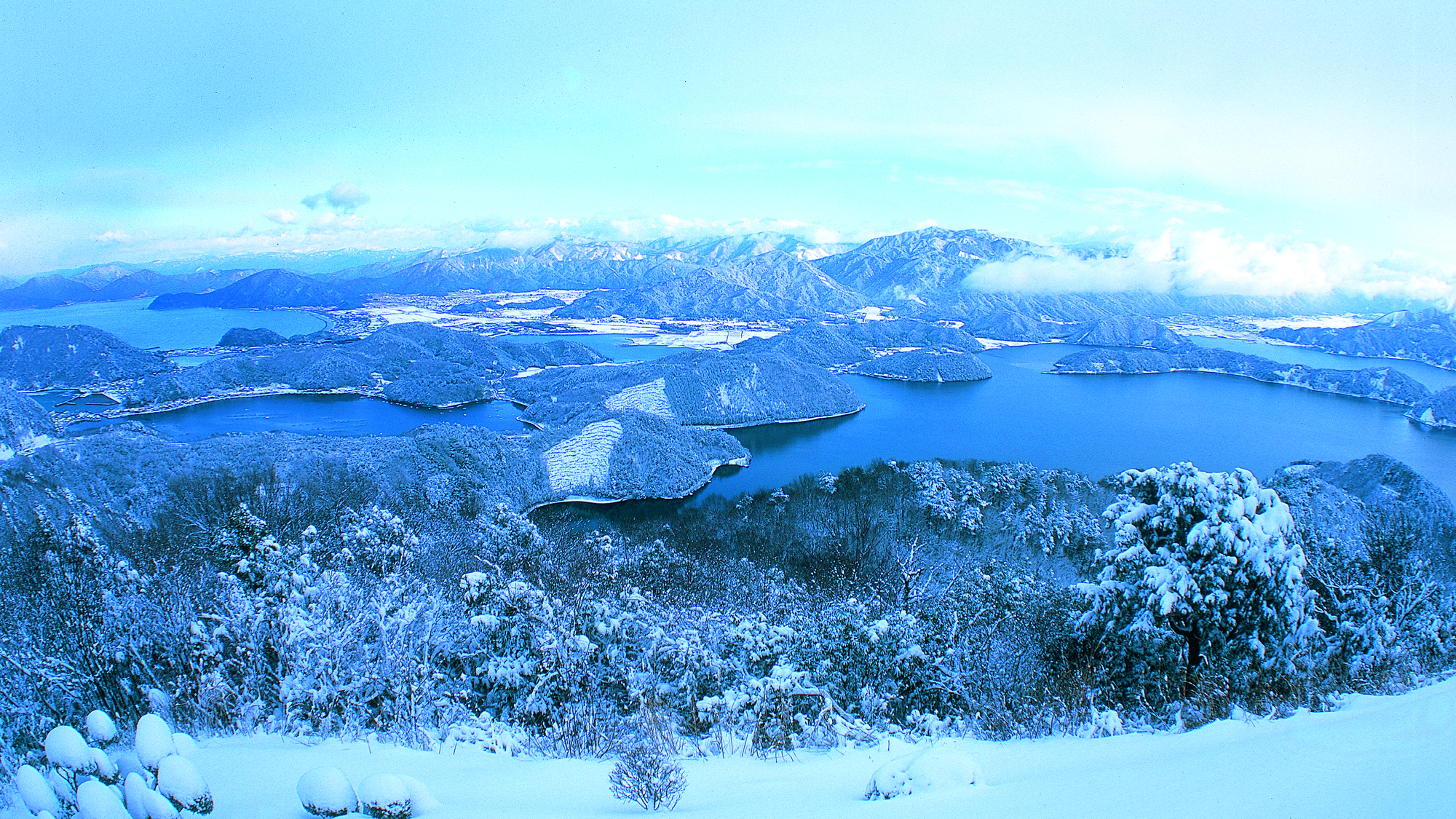 【周辺観光】三方五湖ｰ冬 雪景色