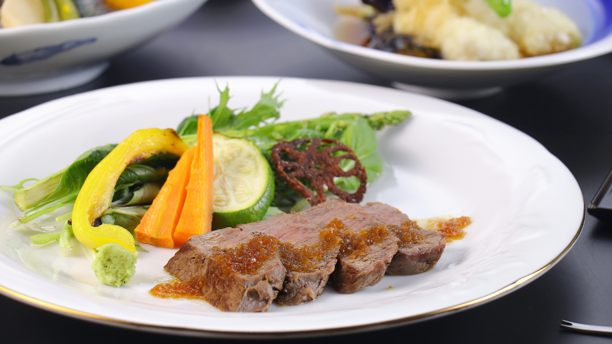 【おまかせDXコース（一例）】若狭牛ステーキ