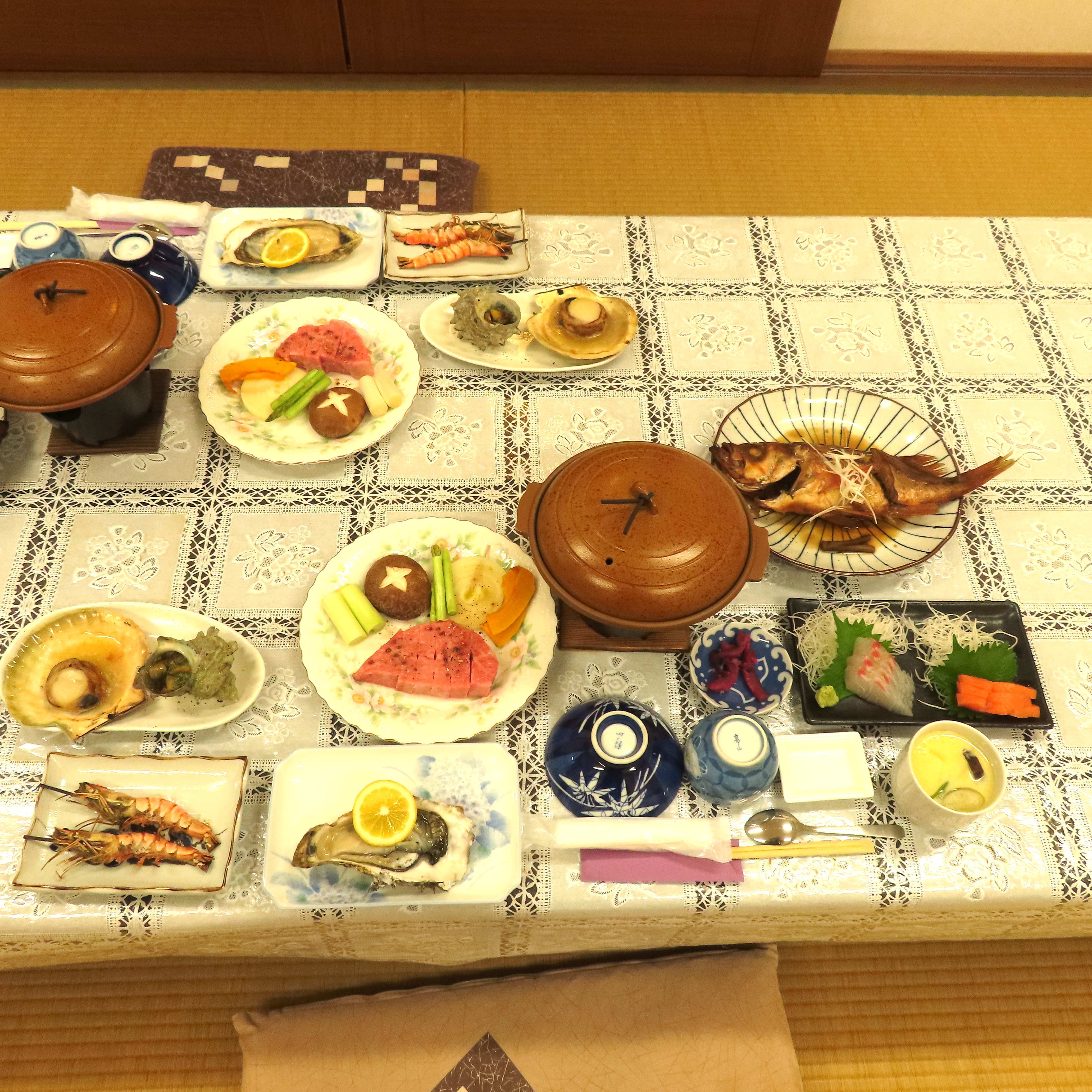 2023年7月15日夕食の一例　グレードアッププラン(&rsquo;２３撮影)