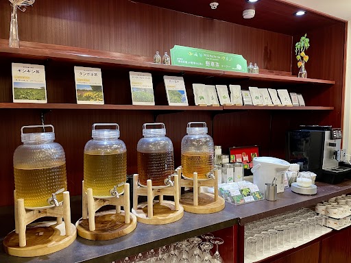 野草茶コーナー バイキングレストラン東北牧場