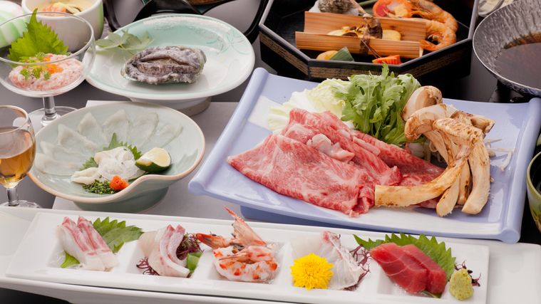 【秋の味覚三昧】《風味吟撰》松茸×ふく×和牛 食べ尽くしプラン■会場食