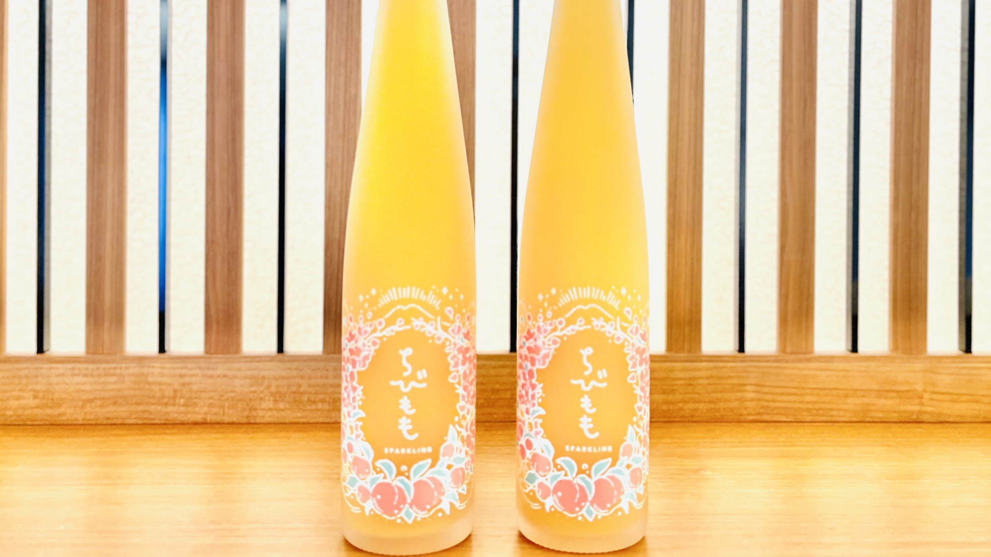 【ちびもも付き】ちびちび飲むから『ちびもも』です。福島自慢の日本酒をベースにした飲み易い桃のお酒です