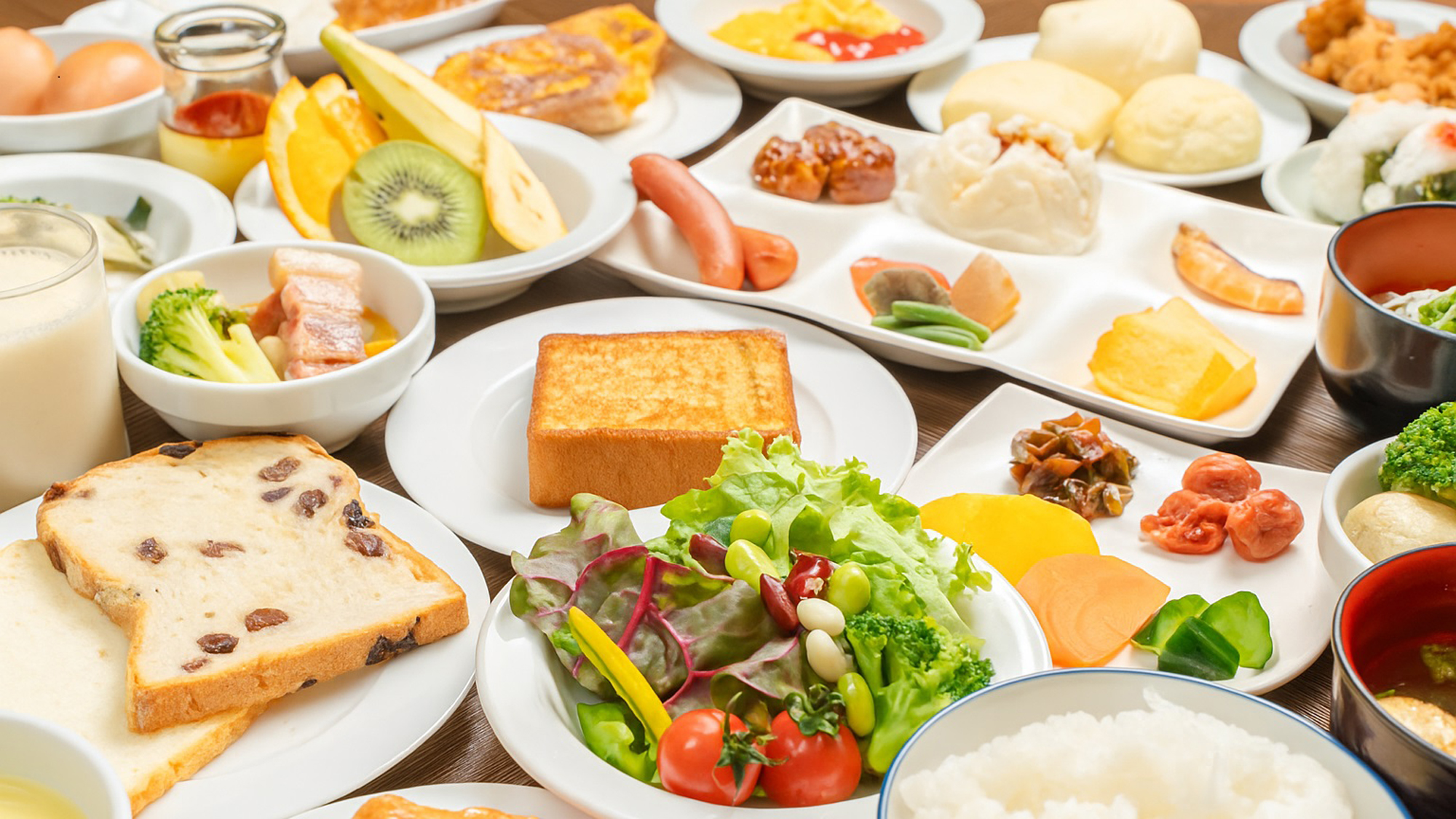 朝食バイキング