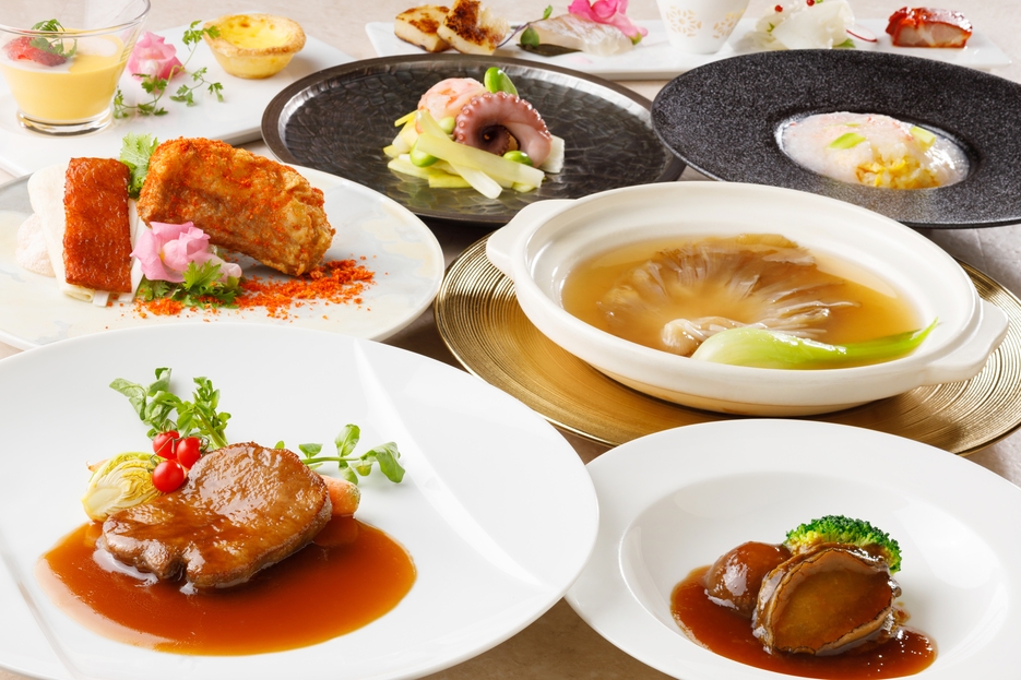 【中国料理・豪華】5・6月おすすめディナーコース 「フカヒレの姿煮コース」【夕・朝食付】