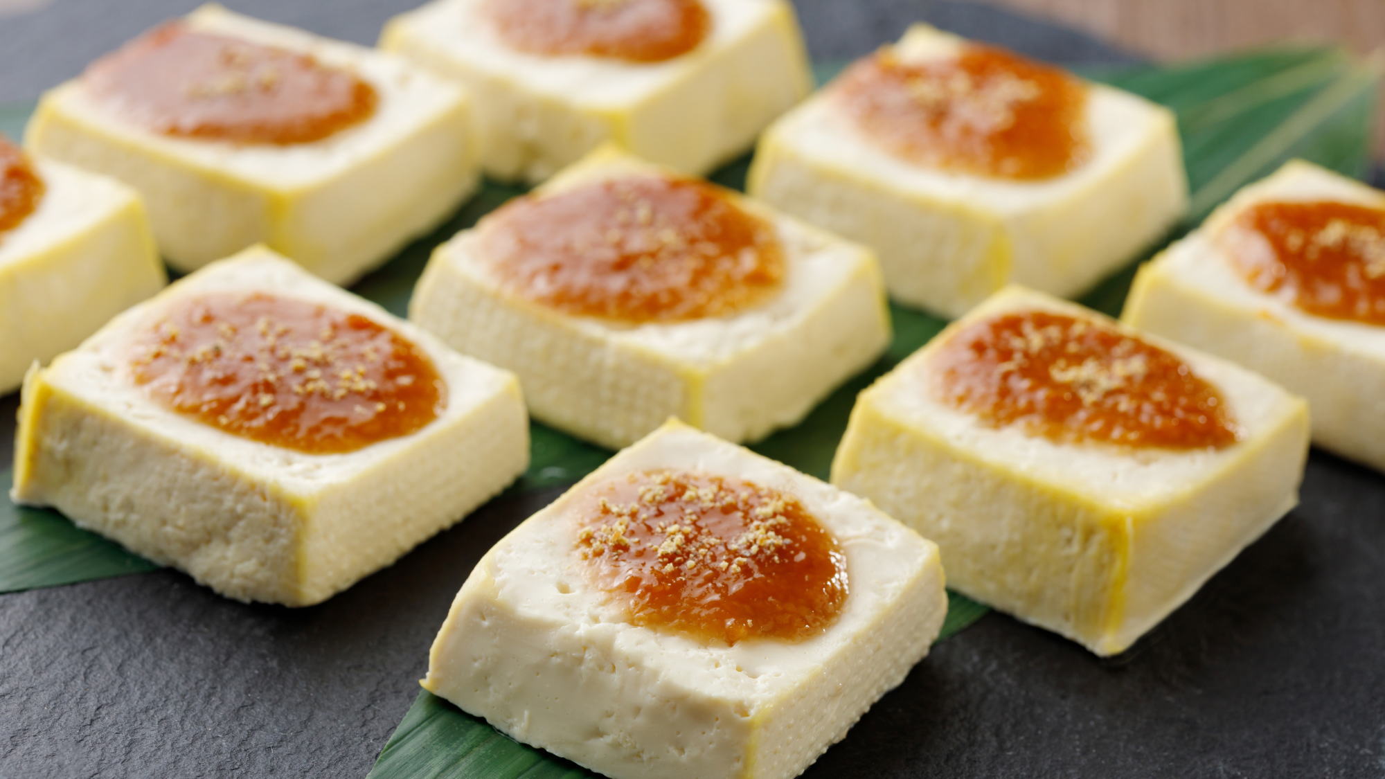 ＜いわて夏の味覚フェア＞おにぎり醤油の焼き豆腐