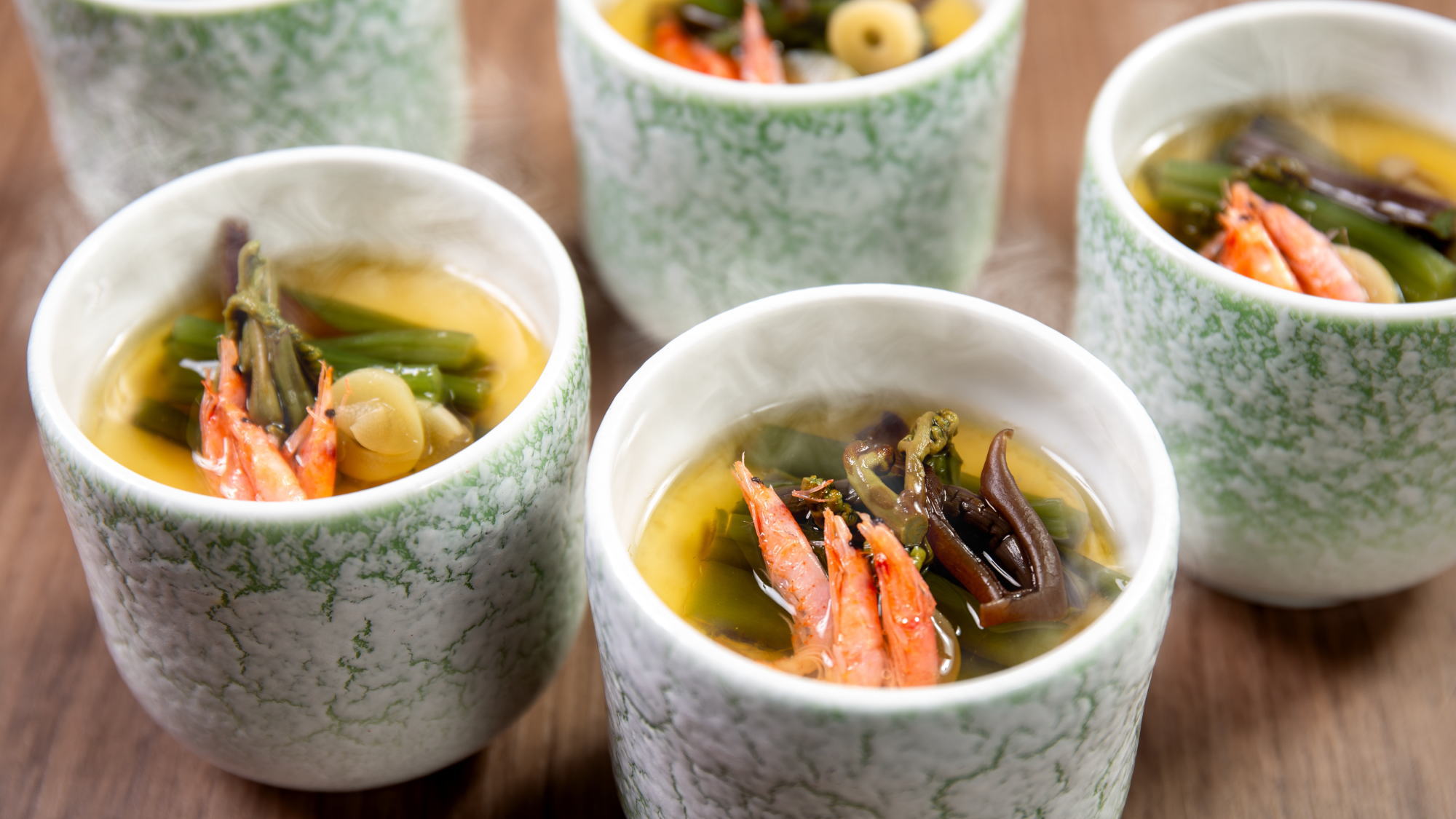 ＜いわて春の味覚フェア＞山菜香る茶碗蒸し 桜海老あんかけ 