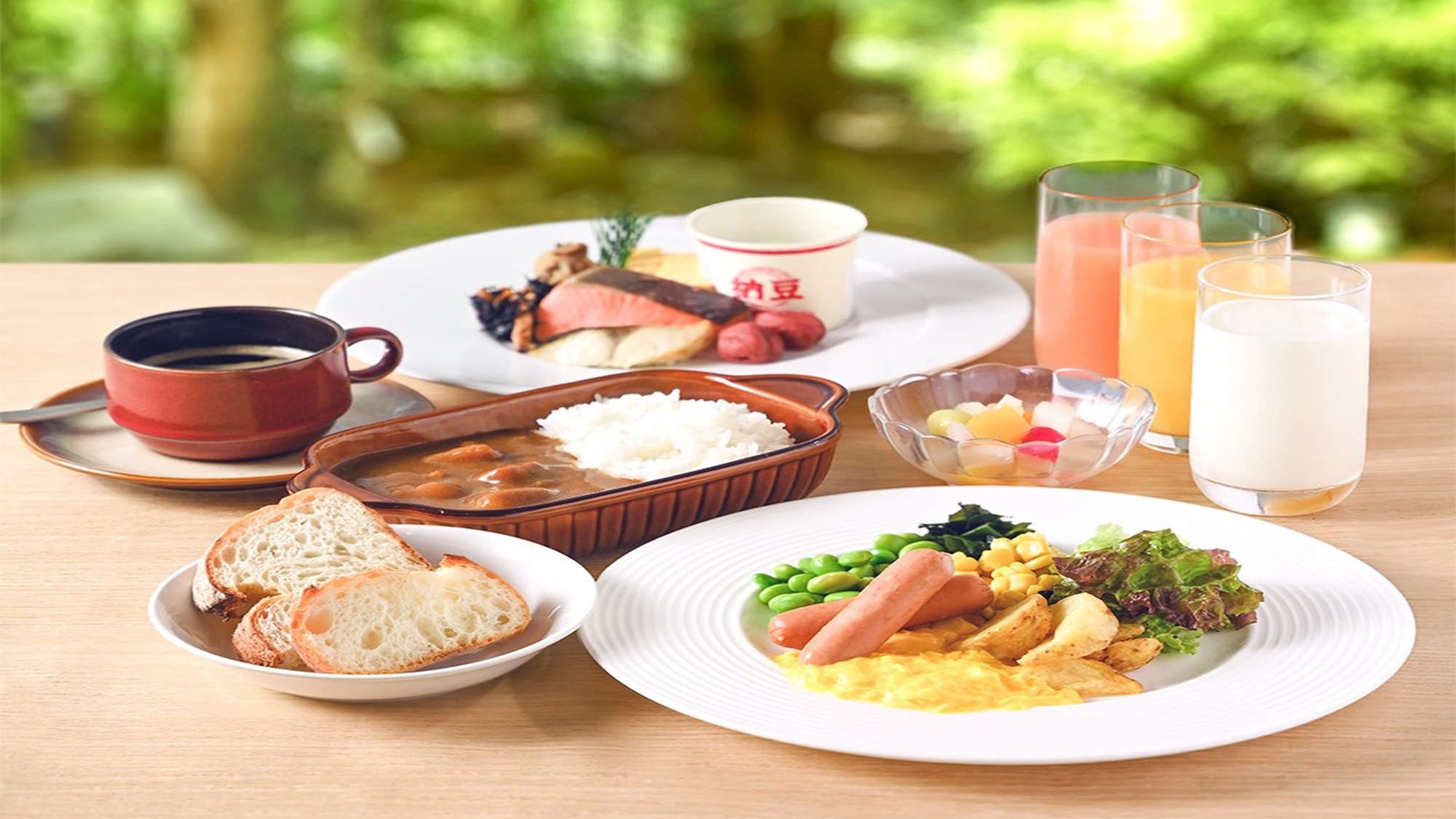 【1日のはじまりは朝食から！】朝食付きプラン〜7：00から営業中〜